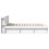 VidaXL vidaXL Bed Frame with Storage White 150 x 200 cm Engineered Wood 5