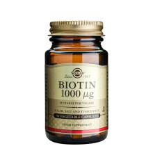Solgar Biotin 1000 ug Vegetable Capsules, 50