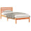 VidaXL vidaXL Bed Frame with Headboard Wax Brown 90 x 210 cm Solid Pine Wood 5