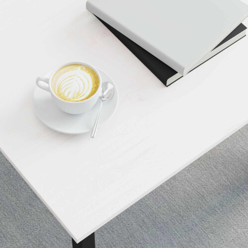 VidaXL vidaXL Coffee Table White 50 x 50 x 36 cm Solid Pine Wood 2