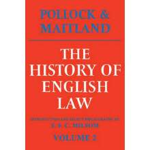 The History of English Law Volume 2 Before the Time of Edward I by Edw