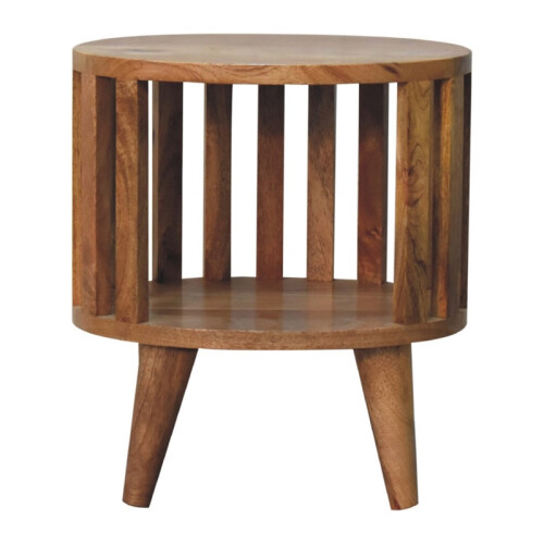 Solid Wood Ariella Open Shelf Bedside, 26*36*40cm 1