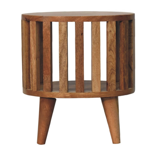 Solid Wood Ariella Open Shelf Bedside, 26*36*40cm 2