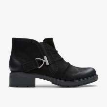 (Standard, 4.5 (Adults')) Hearth Clara Black Nubuck