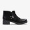 Clarks (Standard, 4.5 (Adults')) Hearth Clara Black Nubuck 1