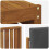 VidaXL vidaXL Outdoor-Sofagarnitur 7 stk. Natur und Anthrazit Polyester 7