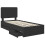 VidaXL vidaXL Bed Frame with Drawer Black 75 x 190 cm Engineer Wood 5