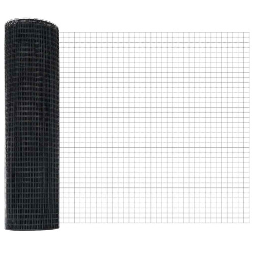 VidaXL vidaXL Welded Wire Fence Grey 2