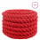 VidaXL vidaXL Baumwollseil 36 mm 10 m Rot 100% Baumwolle 2