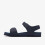 Clarks (Wide, 2 (Children's)) Bali Free K Navy 2