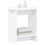 VidaXL vidaXL Side Table White 50 x 39,5 x 55 cm Engineered Wood 2