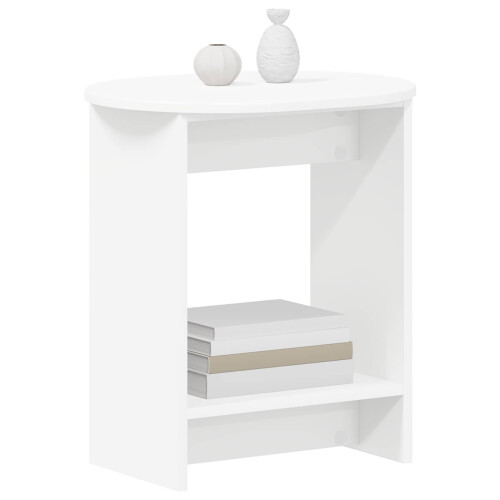 VidaXL vidaXL Side Table White 50 x 39,5 x 55 cm Engineered Wood 1