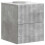 VidaXL vidaXL Wall-Mounted Bedside Cabinet with Drawer 2 pcs Concrete Grey 4