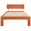 VidaXL vidaXL Bed Frame with Headboard Wax Brown 90 x 200 cm Solid Pine Wood 2