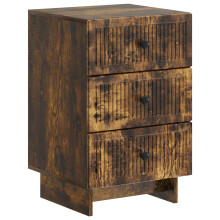 vidaXL Bedside Cabinet Smoked Oak 43 x 41 x 66.5 cm Engineered Wood