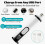 Τροχός νυχιών σκύλου Heusom Silent Groom Pro, 3 ταχυτήτων, USB_Ειδικό δώρο 2
