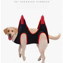 Dog Grooming Hammock Harness compatible Grooming Nail Clip Trimming Bathing Restraint Bag (Size:S)_Special Gift