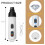Τροχός νυχιών σκύλου Heusom Silent Groom Pro, 3 ταχυτήτων, USB_Ειδικό δώρο 1