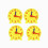 4pcs 4 Inch Student Learning Clock Model Teacher Gear Clock 12/24 Hour School Learning Tools_Special Gift 1