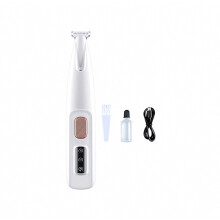 Portable Dog Claw Trimmer with LED Light Cordless Pet Hair Shaver Trimmer Nail Grooming Tool compatible Cats and Other Pets_Special Gift