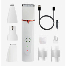 Professionele stille hondenhaartrimmer, nagelslijper voor poten, dierenpoothaartrimmer, USB-oplaadbaar, huisdierverzorging_Speciaal cadeau
