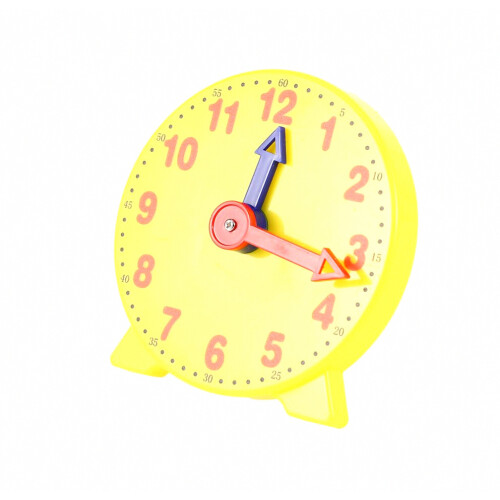 4pcs 4 Inch Student Learning Clock Model Teacher Gear Clock 12/24 Hour School Learning Tools_Special Gift 2