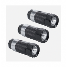 3er-Pack Mini-LED-Taschenlampen, wiederaufladbar, für Auto-Zigarettenanzünder – Besonderes Geschenk