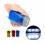 (Red) Hand Pressing 3 LED Crank Power Dynamo Wind Up Flashlight Torch Night Lamp Light_Special Gift 1