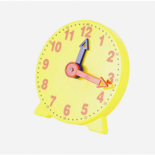 6pcs 4 Inch Student Learning Clock Model Teacher Gear Clock 12/24 Hour School Learning Tools_Special Gift 2