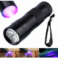 Tragbare UV-Taschenlampe mit Ultra-LED-Beleuchtung, violett-violett, Schwarzlicht-Detektor – Besonderes Geschenk