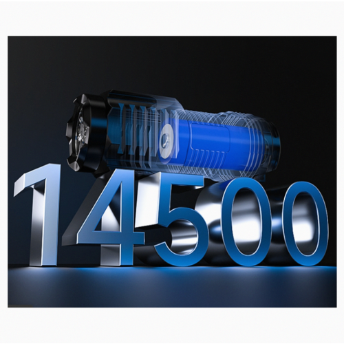 Mini LED Flashlight 14500 USB-C Rechargeable Tactical Torch_Special Gift 1