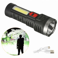 Superhelle, 10.000.000 Lumen starke, per USB aufladbare taktische LED-Taschenlampe – Hochleistungs-Akku-Taschenlampe – Besonderes Geschenk