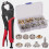 Kit de boutons-pression robustes et réglables avec 3 matrices - Cadeau spécial 1