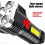 Luckky LED Flashlight 5-Eye High Brightness USB_Special Gift 6
