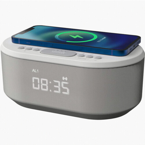 i-box Ασύρματο Ραδιόφωνο Φόρτισης Bedside Ξυπνητήρι_Ειδικό Δώρο