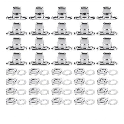 20 Sets Marine Grade Twist Lock Fasteners Turn Button Eyelet and Stud,_Special Gift 1
