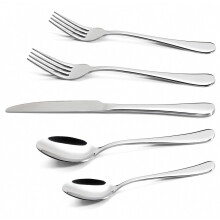 Vinsani 20-delige roestvrijstalen bestekset (code 10001) - Geschikt voor 4 personen, spiegelglans, elegant design - Speciaal cadeau