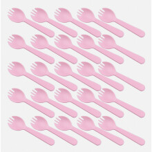 200 pièces de supports à dessert roses en plastique, compatibles avec les gâteaux à fruits et les fêtes - Cadeau spécial