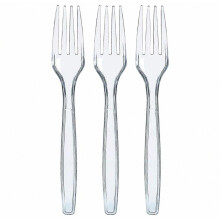 Couverts jetables en plastique transparent, couverts jetables lourds - Cadeau spécial