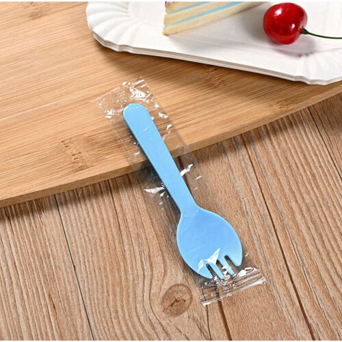 Disposable Plastic compatiblek and Spoon Individual Packaging B_Special Gift 2
