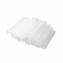 300Pcs Clear Plastic Drinking Straws compatible Bubble Tea Jumbo_Special Gift
