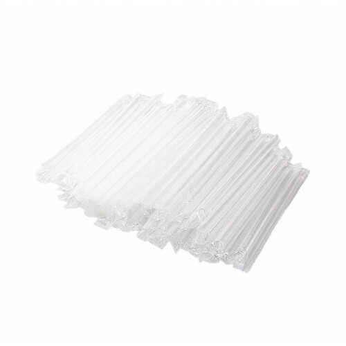 300Pcs Clear Plastic Drinking Straws compatible Bubble Tea Jumbo_Special Gift
