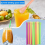1000pcs Snow Cone Spoon Straw, Plastic Disposable Drinking Straws_Special Gift 3