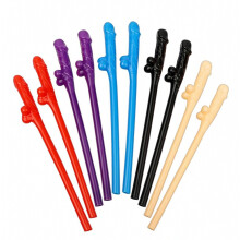 Crazy Straw Bride compatible Fun Games, Bachelorette Party Supplies Featuring Sexy Erotic Molds Design, Reusable Adult Straws compatible Hen Party Ce