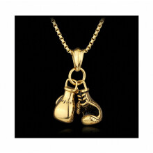 Mini bokshandschoen ketting, paar bokshandschoen hanger kettingen, geschikt voor mannen en jongens, bedel, sport fitness sieraden_speciaal cadeau