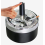 Automatic Cleaning Rotating Ashtray, Round Push Down Cigarette Ashtray With Spinning Tray, Large, Black_Special Gift 2