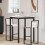 VidaXL vidaXL Bar Table White 80 x 80 x 105 cm Solid Pine Wood 1