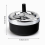 Automatic Cleaning Rotating Ashtray, Round Push Down Cigarette Ashtray With Spinning Tray, Large, Black_Special Gift 5