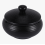 Ceramic Ashtray with Windproof Lid compatible Indoor Outdoor Use -Black_Special Gift 2
