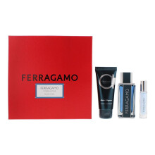 Salvatore Ferragamo Intense Leather Gift Set:EDP 100ml+10ml, Showergel 100ml